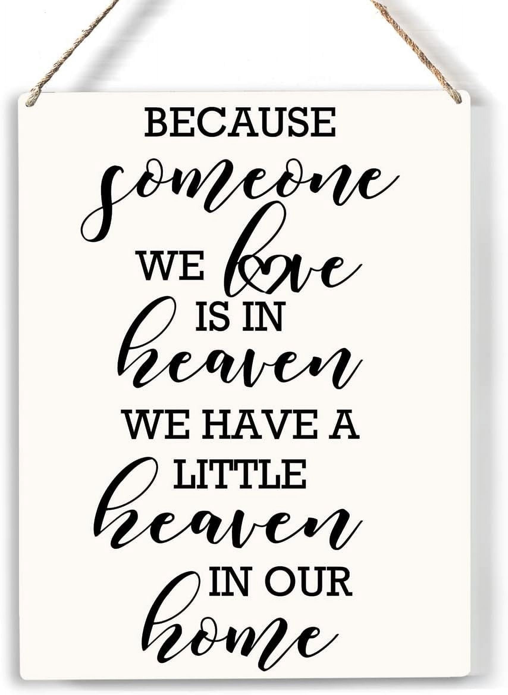 Plaque en bois Family Love de Heaven Sends