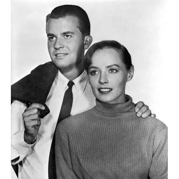 Because They're Young Couple Portrait in Black and White Photo Print (24 x 30)