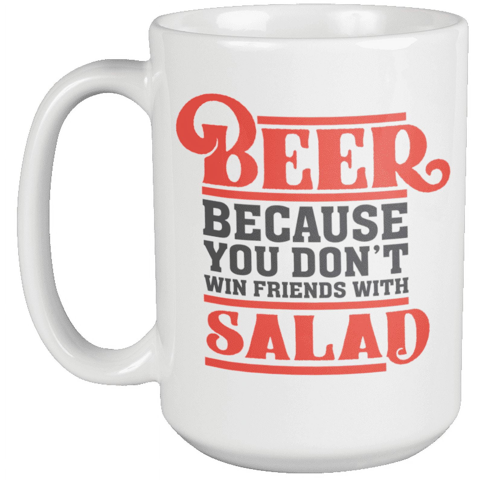 Salad Mug, Salad Gift, Salad Lover Gift, Salad Lover Mug, Funny