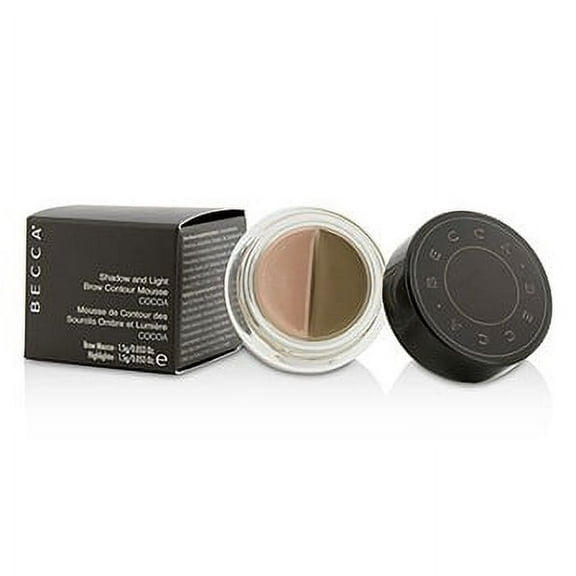 Becca Shadow And Light Brow Contour Mousse (1x Brow Mousse 1x Highlighter) - Cocoa 0.053oz