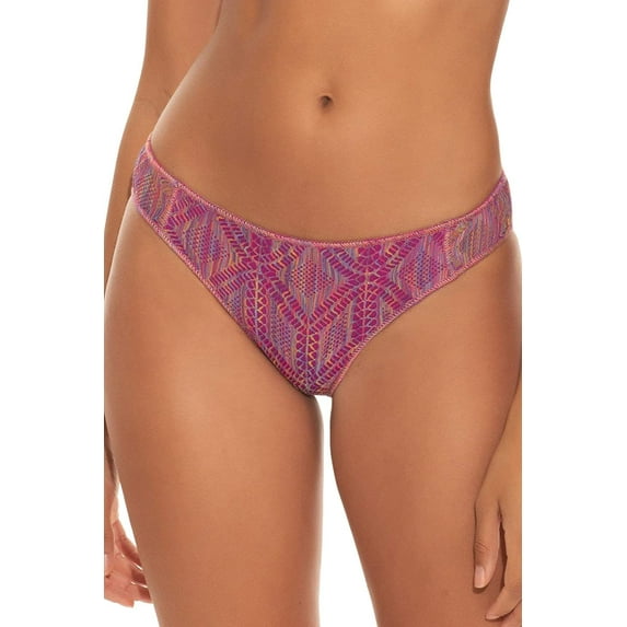 Becca by Rebecca Virtue BERRY Adela Mosaic Hipster Bikini Swim Bottom, US Large