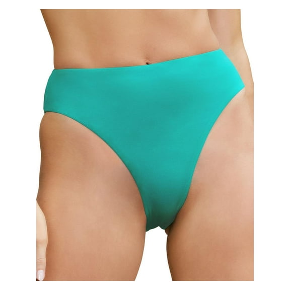 Becca by Rebecca Virtue Womens High Waist Solid Swim Bottom Separates