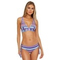 thumbnail image 1 of BECCA by Rebecca Virtue Womens Metallic Bikini Swim top Purple D, 1 of 4