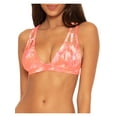 thumbnail image 1 of Becca by Rebecca Virtue Womens Tie-Dye Ribbed Swim Top Separates, 1 of 3