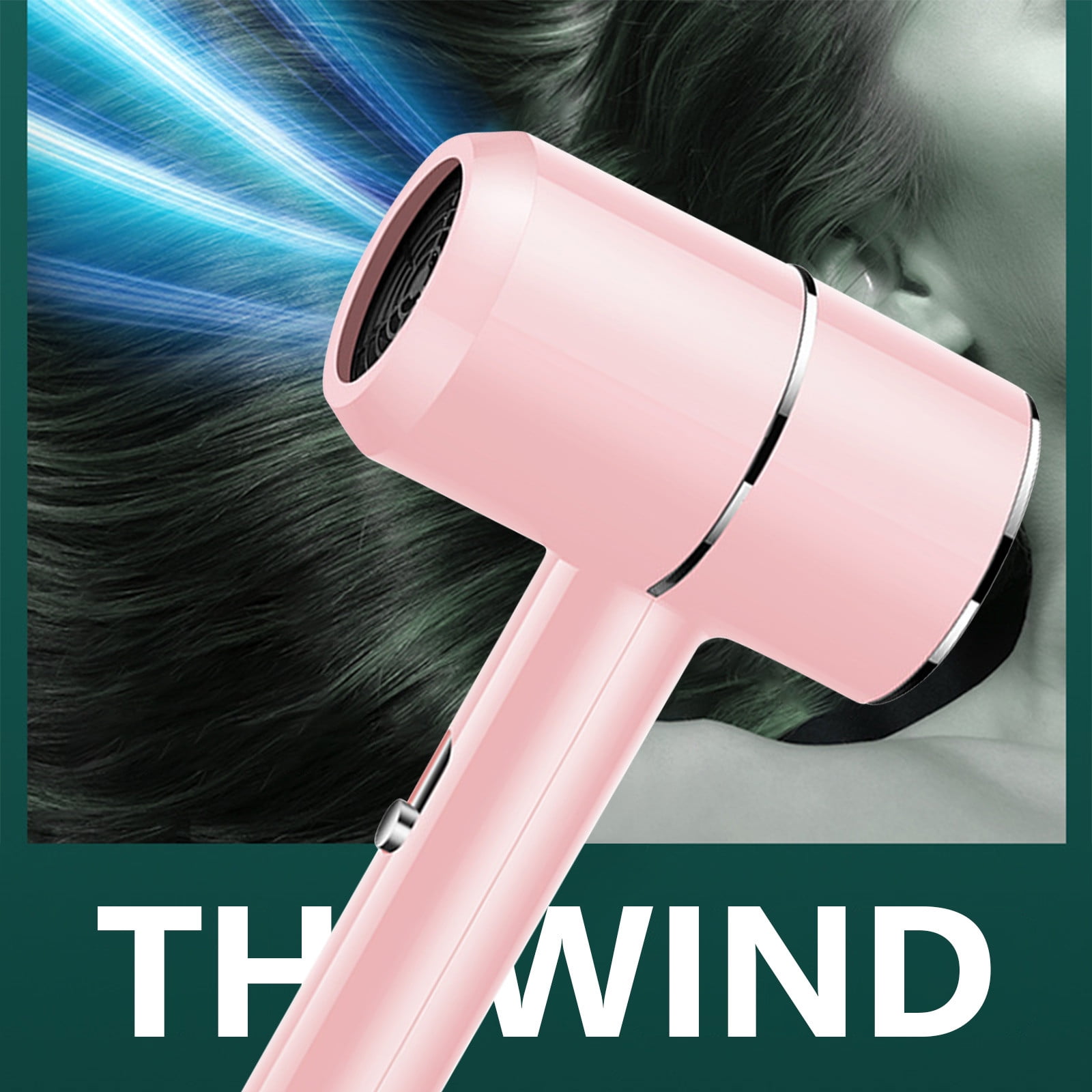 Beccgirl A Powerful 800 Watt Fast Drying And Lownoise Hair Dryer With A Negative Hair Dryer
