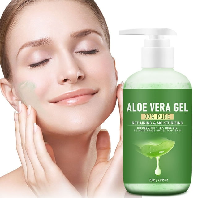 Beccgirl Clean Pores Gel,Clean & Clear Aloe Vera Calming Gel,PoreErasing Facial Exfoliating Gel
