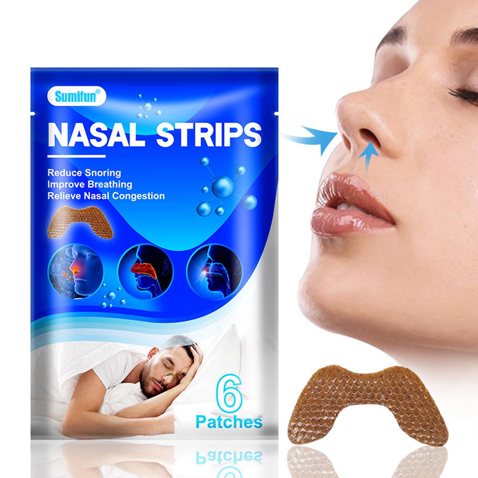 Nose patch box 100pc vikudy reduce price 100 count nasal strips nose