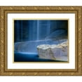 thumbnail image 1 of Becia, Jim 32x26 Gold Ornate Wood Framed with Double Matting Museum Art Print Titled - Base of Vernal Falls, 1 of 4