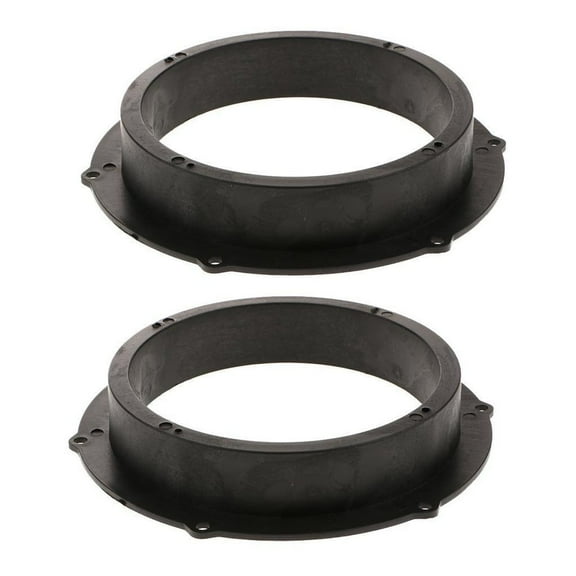 Becikitc 2 Pack 8" to 6.5" Car Stereo Speaker Spacer Adapter Rings ABS Mounting Brackets