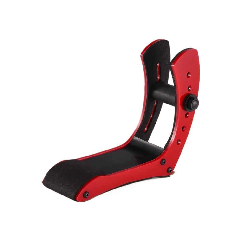 Becikitc Acrylic Electric Guitar Neck Stand Portable Folding Support for Practice