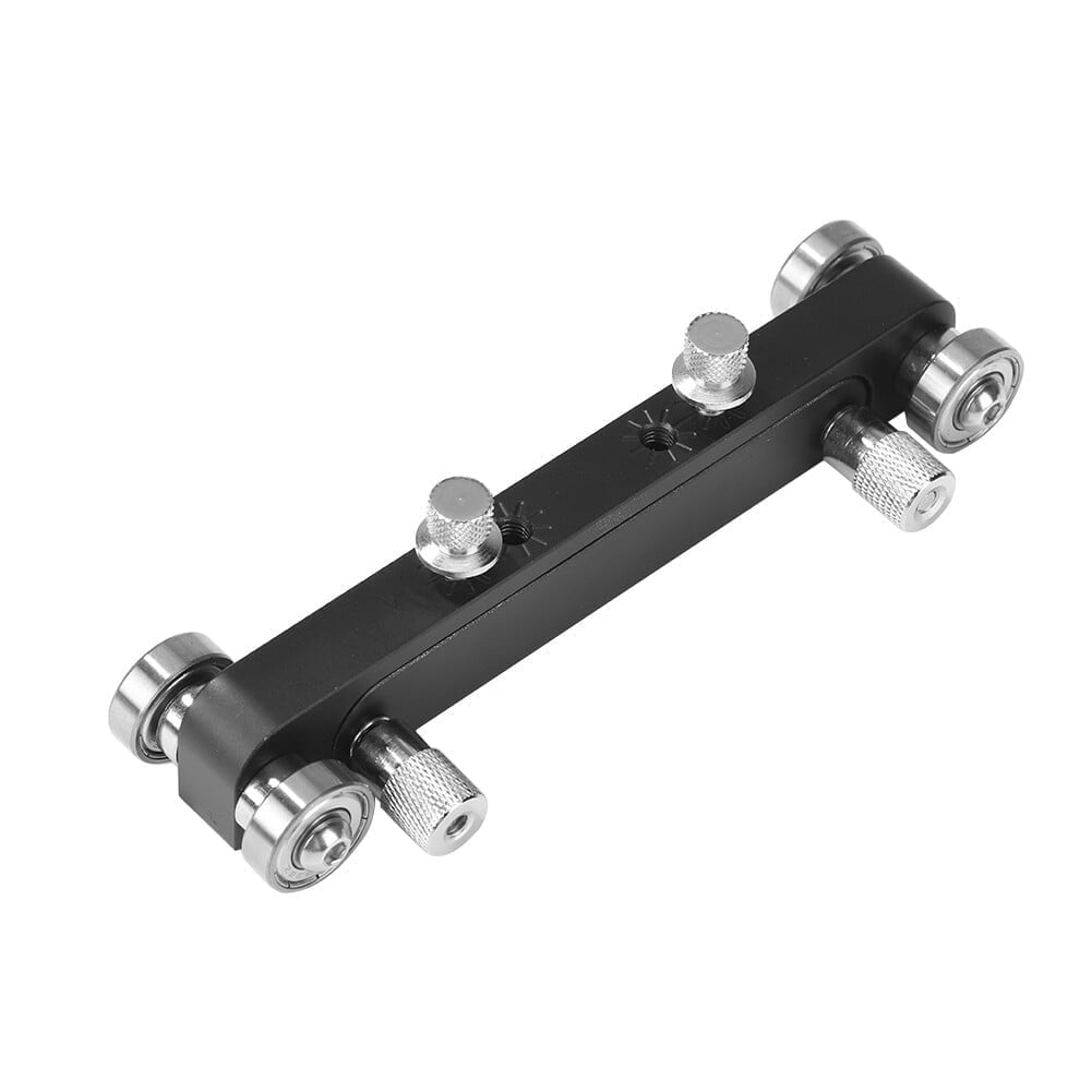 Becikitc Adjustable Guitar Nut & Saddle Sander Tool, Aluminum Alloy Luthier Leveling Grinder, Black