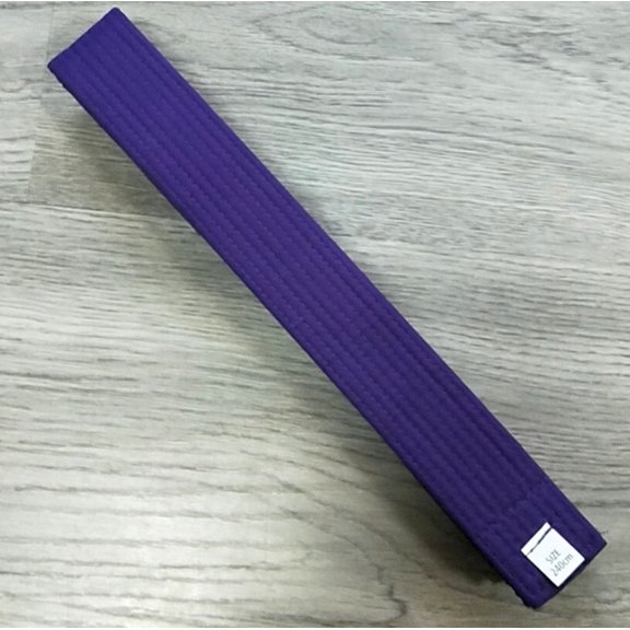 Becikitc Martial Arts Belt 2-Pack, Double Wrap Cotton Karate Taekwondo Judo Training Belts, Solid Color 4cm Width