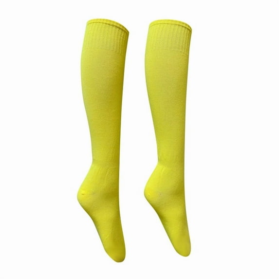 Becikitc Men’s Over Knee High Football Soccer Sport Socks – Multi Colors, 1/2/3 Pairs