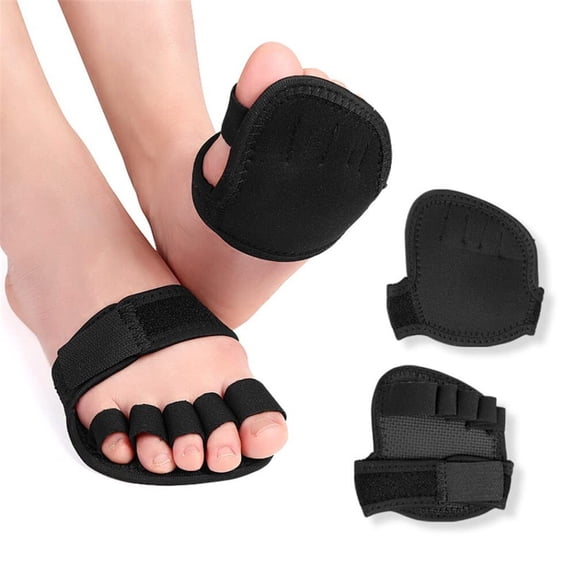 Becikitc SBR Toe Support Brace with Soft Hook and Loop, Anti-Slip Hammer Toe Cushion for Bunions and Overlapping Toes, 1-3Pair