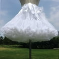 thumbnail image 1 of Becikitc Women’s Layered Tulle Petticoat Crinoline Underskirt Rockabilly Swing Tutu Skirt for Dance Party, 1 of 4