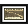 thumbnail image 1 of Beck 32x20 Black Ornate Wood Framed with Double Matting Museum Art Print Titled - Rockford Illinois - Beck 1891, 1 of 4