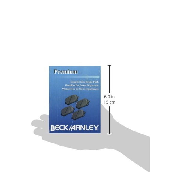 Beck Arnley 082-1505 Premium Brake Pads