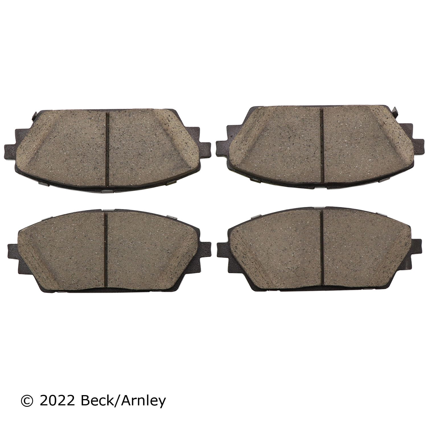 Beck Arnley 0892130 Premium Brand Brake Pads Fits select: 2019-2023 MAZDA 3
