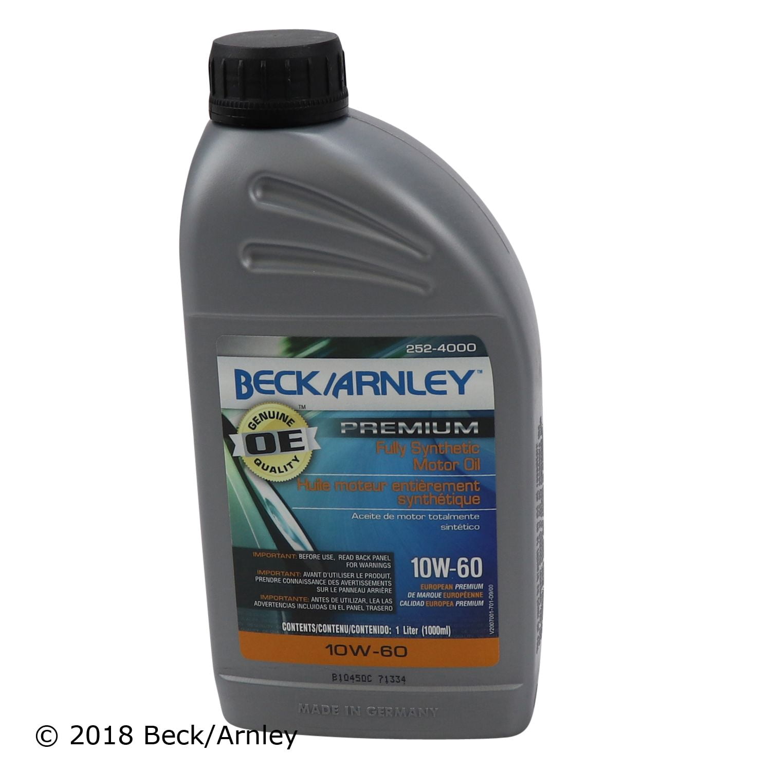 Beck/Arnley BECKARNLEY 252-4000 SAE 10W-60 Motor Oil