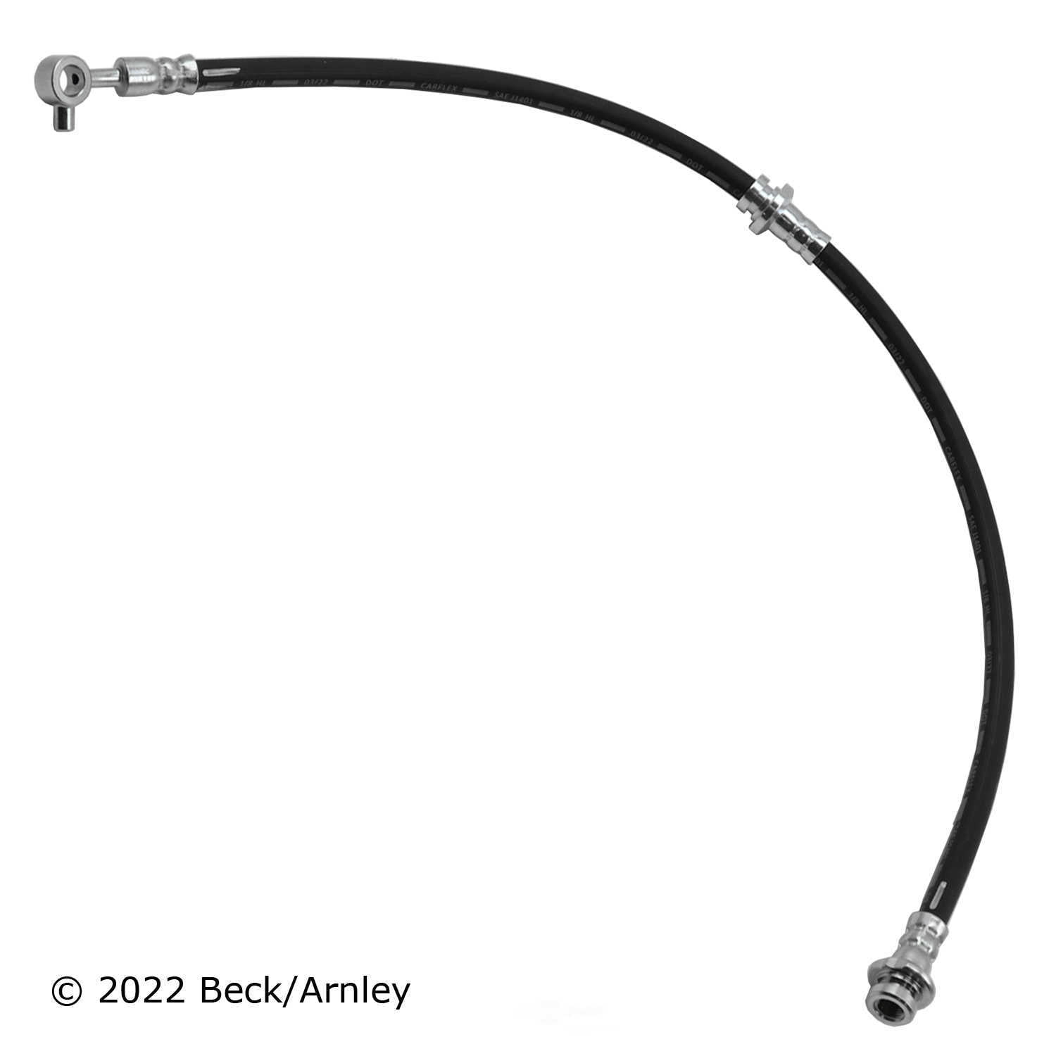 Beck Arnley Brake Hose 073-2137 Fits select: 2017-2022 NISSAN ROGUE SPORT