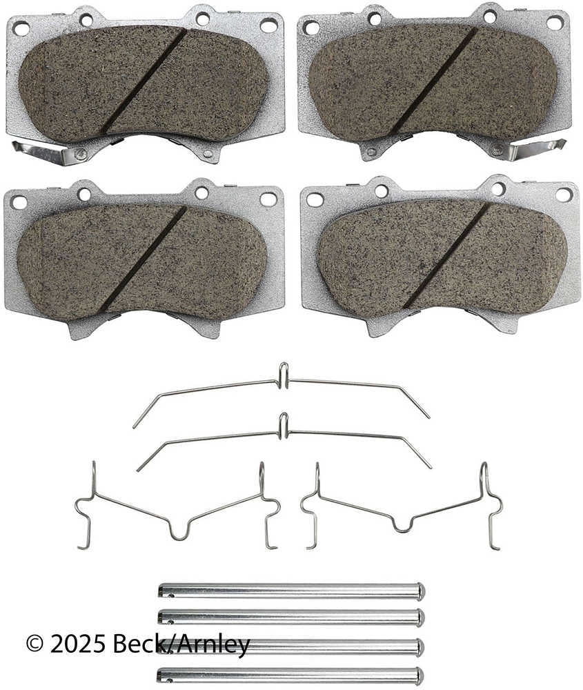 Beck/Arnley 085-6678A Disc Brake Pad