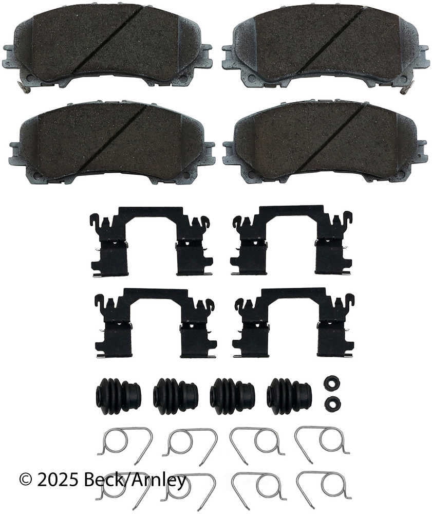 Beck/Arnley 085-6987 Disc Brake Pad