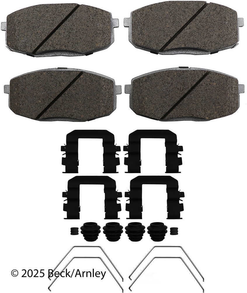 Beck/Arnley 085-7120 Disc Brake Pad