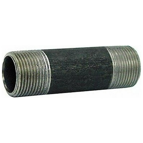 Beck Black Pipe Nipple,Threaded,2-1/2x12 In 0330045006