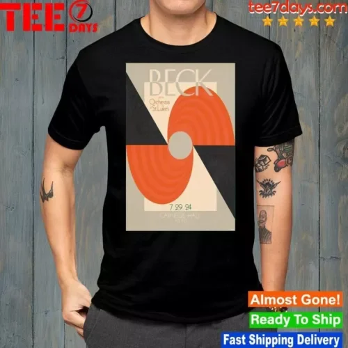 Beck Carnegie Hall New York Ny July 29 2024 Poster Shirt Hot
