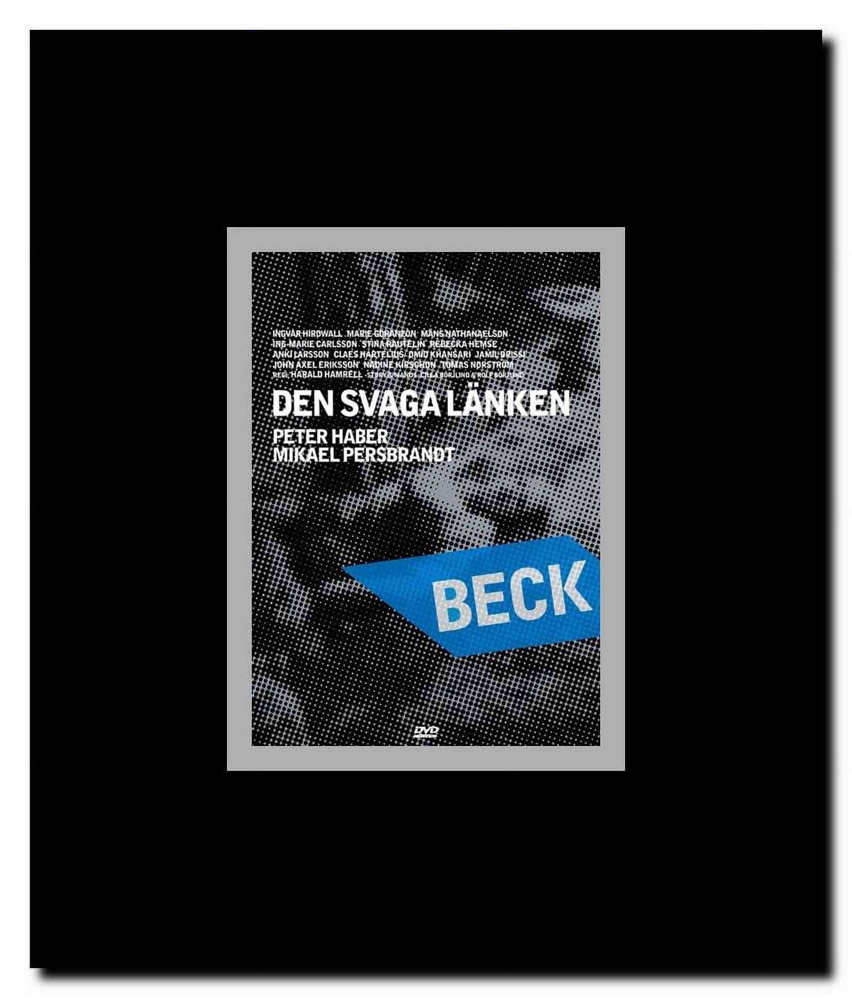Beck-Den svaga lanken- Framed Movie Poster