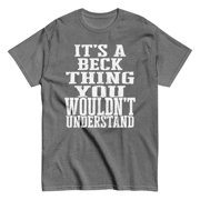 Beck Family Reunion First Last Squad Name T-Shirt
