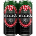 thumbnail image 1 of Beck's Beer 4 pack, 16 fl oz 1 Aluminum Cans, 5% ABV, 1 of 6