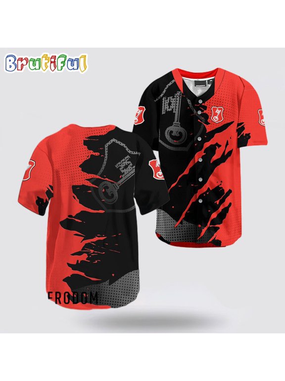 Beck s Beer Metal Crack Pattern Baseball Jersey Sunny Shirt