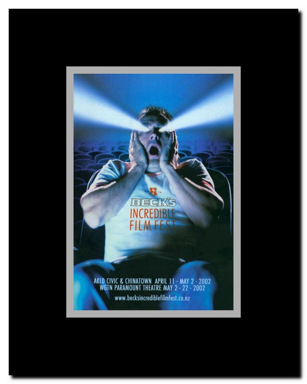 Beck's Incredible Film Fest Framed Movie Poster