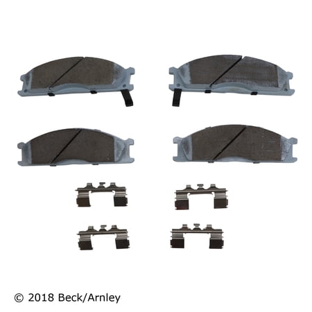 BeckArnley 085-6296 Premium Asm Pads W / Hardware