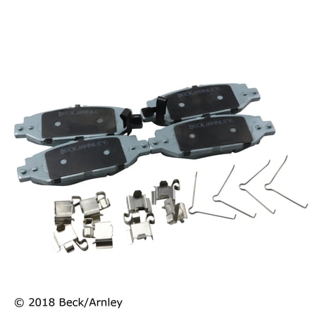 BeckArnley 085-6496 Premium Asm Pads W / Hardware