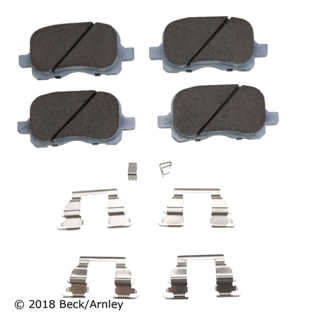 BeckArnley 085-6553 Premium Asm Pads W / Hardware