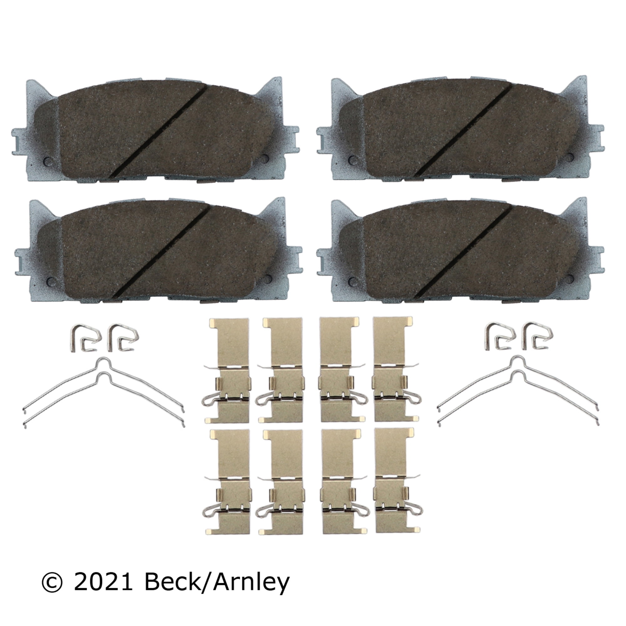 BeckArnley 085-6758 Premium Asm Pads W / Hardware
