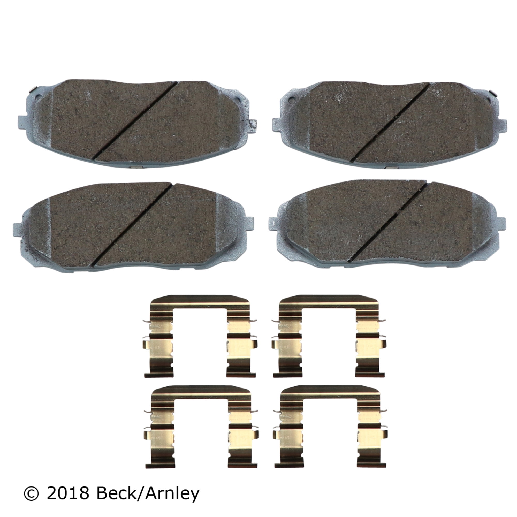 BeckArnley 085-7031 Premium Asm Pads W / Hardware