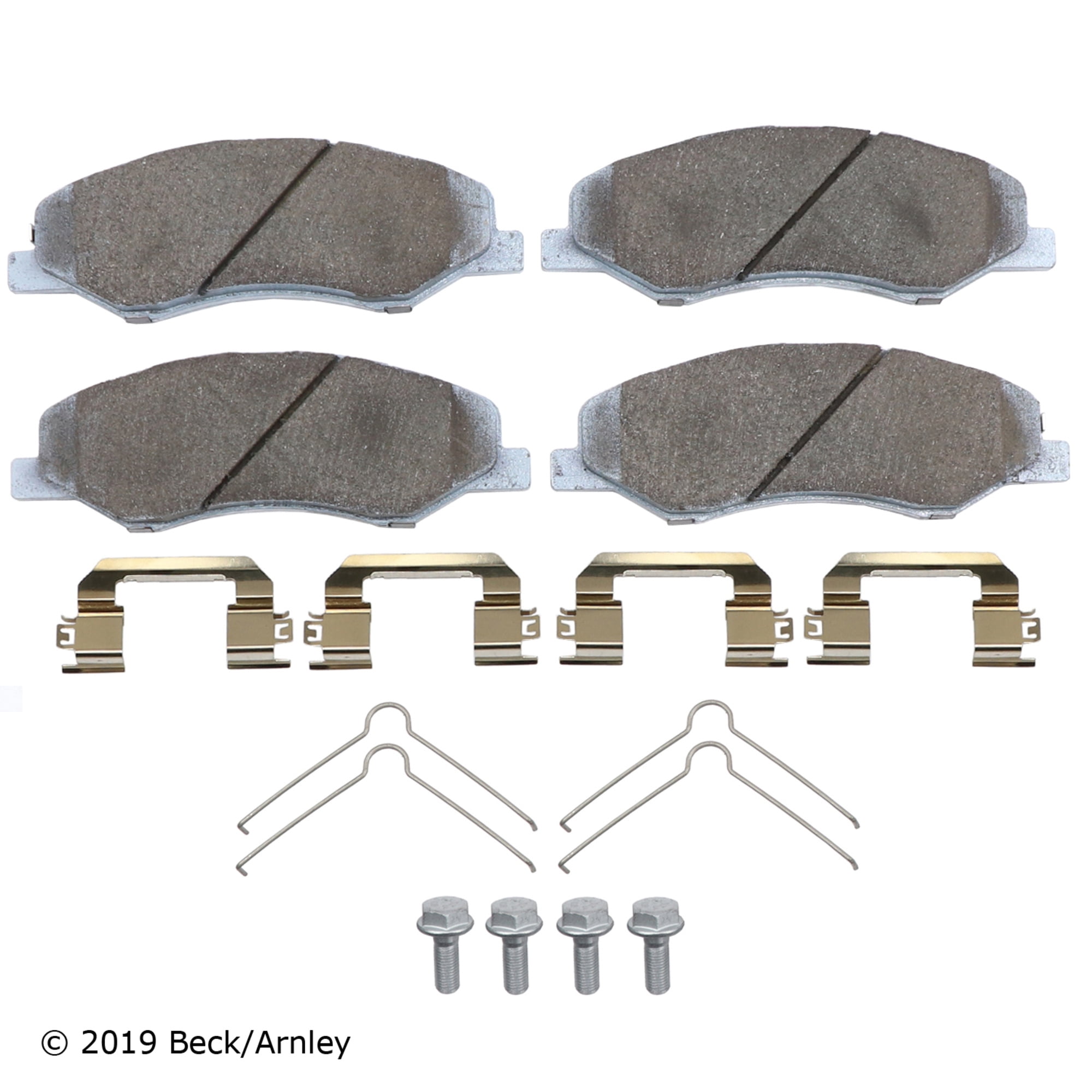 BeckArnley 085-7091 Premium Asm Pads W / Hardware