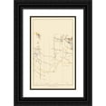 thumbnail image 1 of Becker 16x24 Black Ornate Wood Framed with Double Matting Museum Art Print Titled - Comstock Mine Number Five Nevada - Becker 1882, 1 of 4