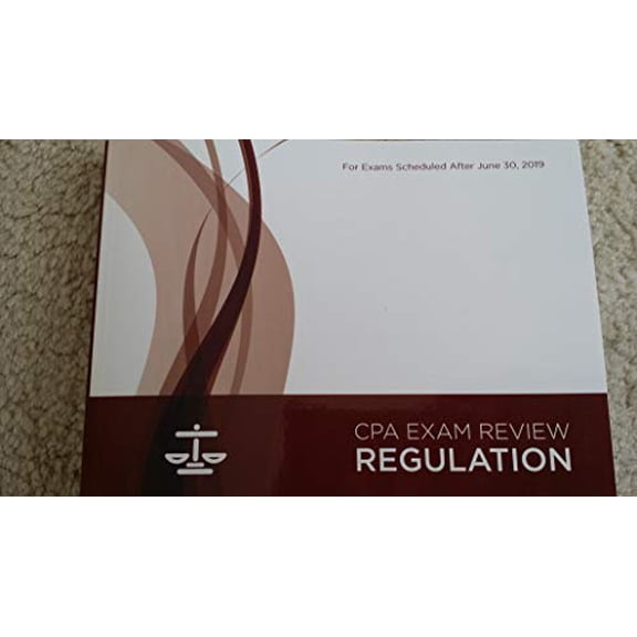 Pre-Owned Becker CPA REGULATION For Exam Scheduled After June 30, 2019 V 3.4 by Becker Professional Education (Paperback) Textbooks, English