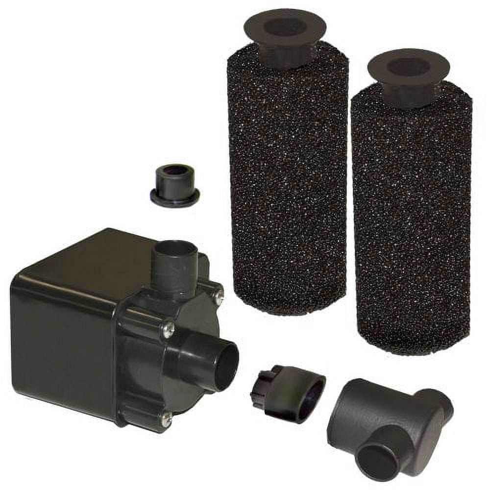 Beckett 900 GPH Black Resin Submersible Pond Pump Kit