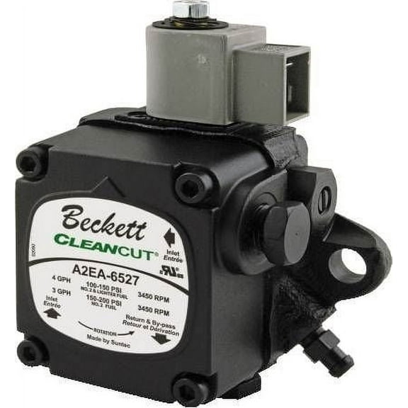 Beckett PF20322U Single Stage CleanCut Pump, 3 GPH (120V), replacement for 2184404U, PF10322U, 01-2184404U, A2EA6527