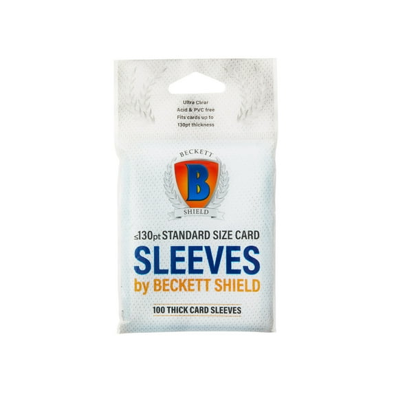 Beckett Shield Thick Card Sleeves 130pt.