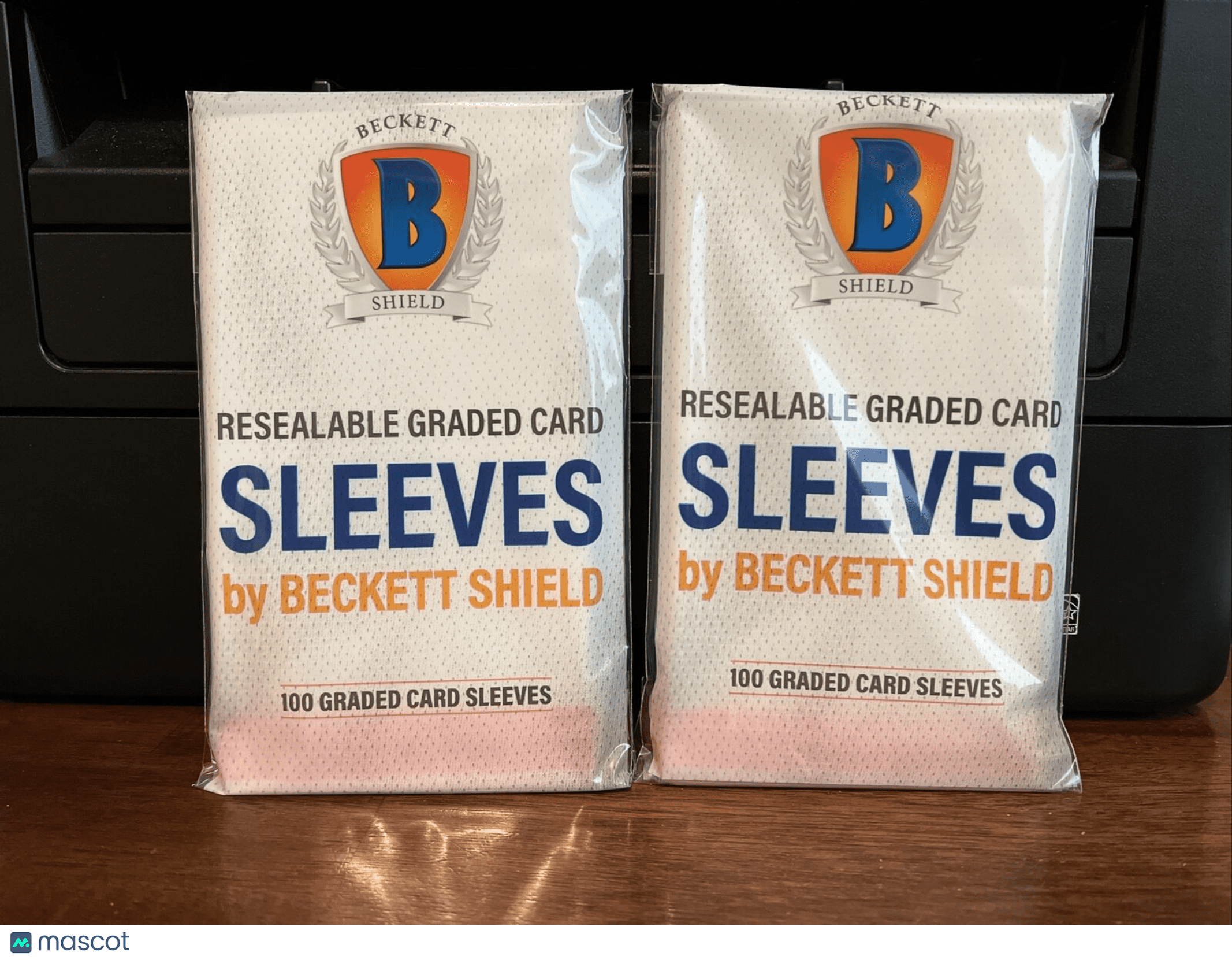 beckett shield graded card sleeves 55 Point Toploader CGC and TAG slabs but not quite as tight a fit BECKETT SHIELD - RESEALABLE GRADED
