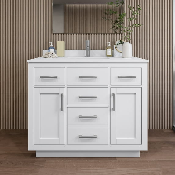 Wyndham Collection Wcg262642s-Vca-Unsmxx Beckett Tk 42" Free Standing Single Basin Vanity