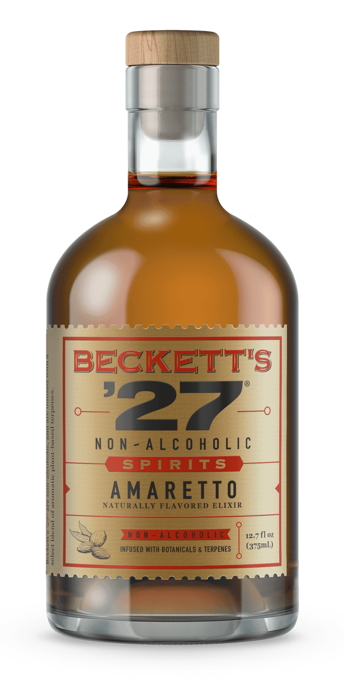Beckett's '27 Amaretto Non-Alcoholic Spirit, 12.7 fl oz bottle