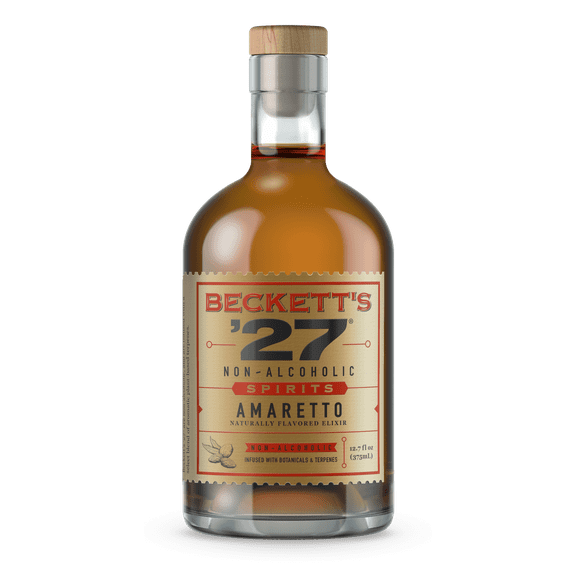 Beckett's '27 Amaretto Non-Alcoholic Spirit for Mocktails, 12.7 fl oz bottle