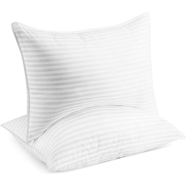 Beckham Hotel Collection Luxury Linens Down Alternative Pillows for Sleeping, Queen, 2 Pack
